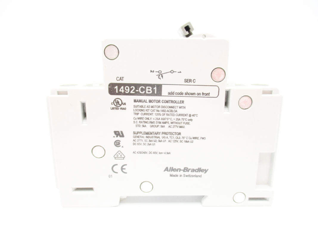 ALLEN BRADLEY 1492-CB1G300 SER. C 30A 277V NSNP