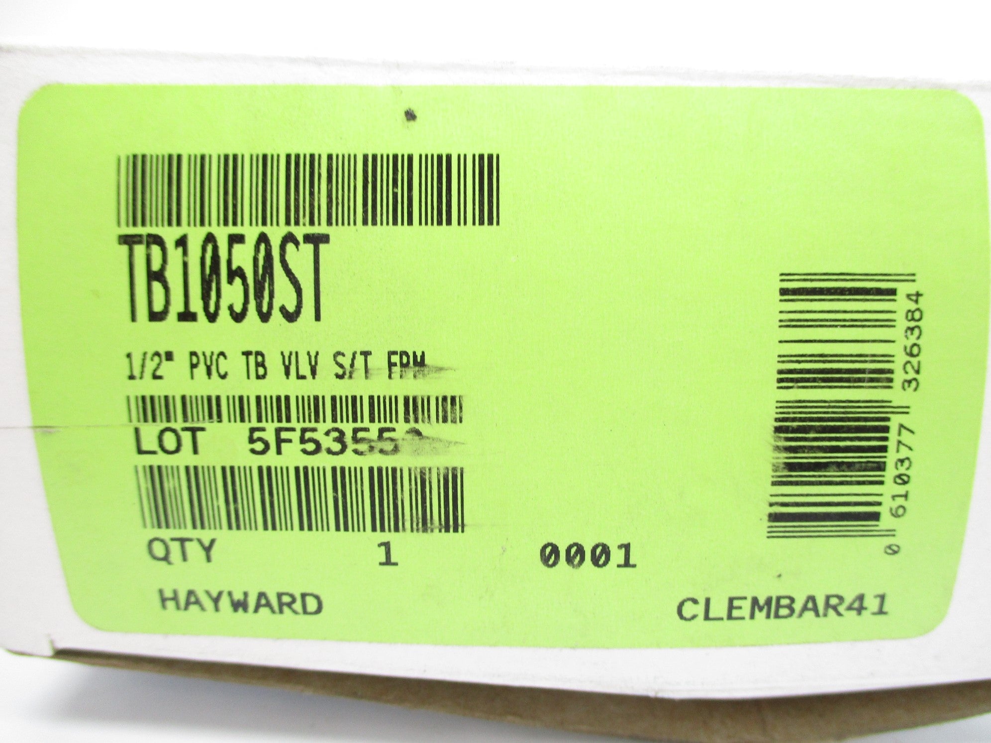 HAYWARD TB1050ST 1/2" NSMP
