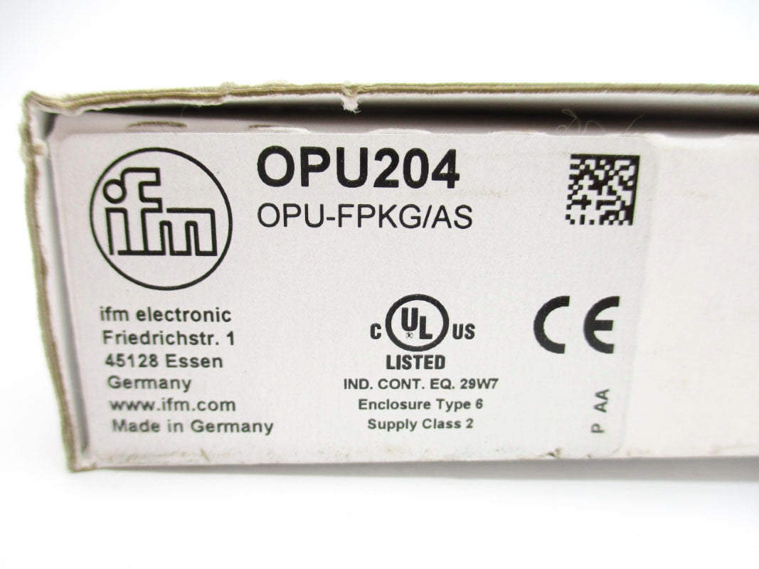 IFM EFECTOR OPU204 OPU-FPKG/AS 10-35VDC NSMP