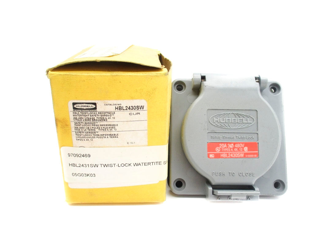 HUBBELL HBL2430SW 480V 20A NSMP