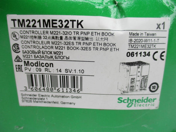 SCHNEIDER ELECTRIC TM221ME32TK 24VDC 1.3A NSMP