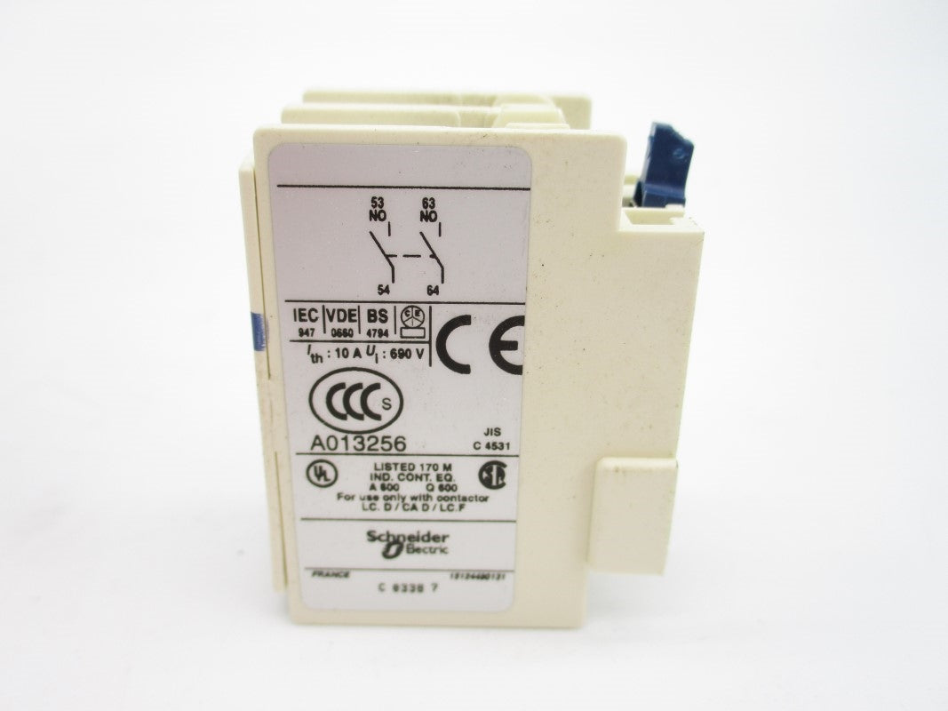 TELEMECANIQUE LADN20 690V 10A NSMP