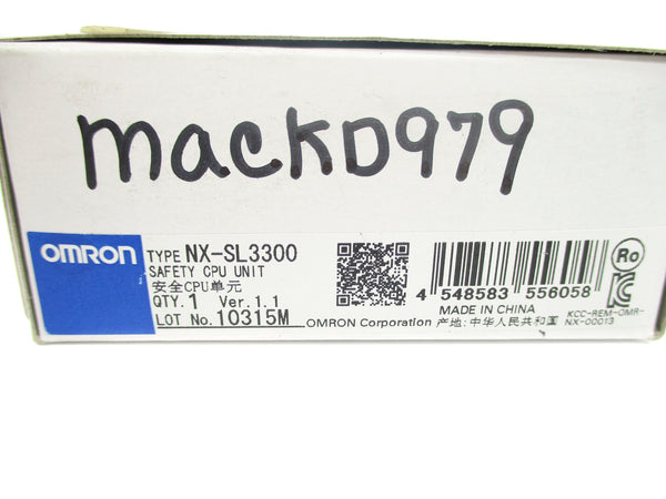 OMRON NX-SL3300 NSFS
