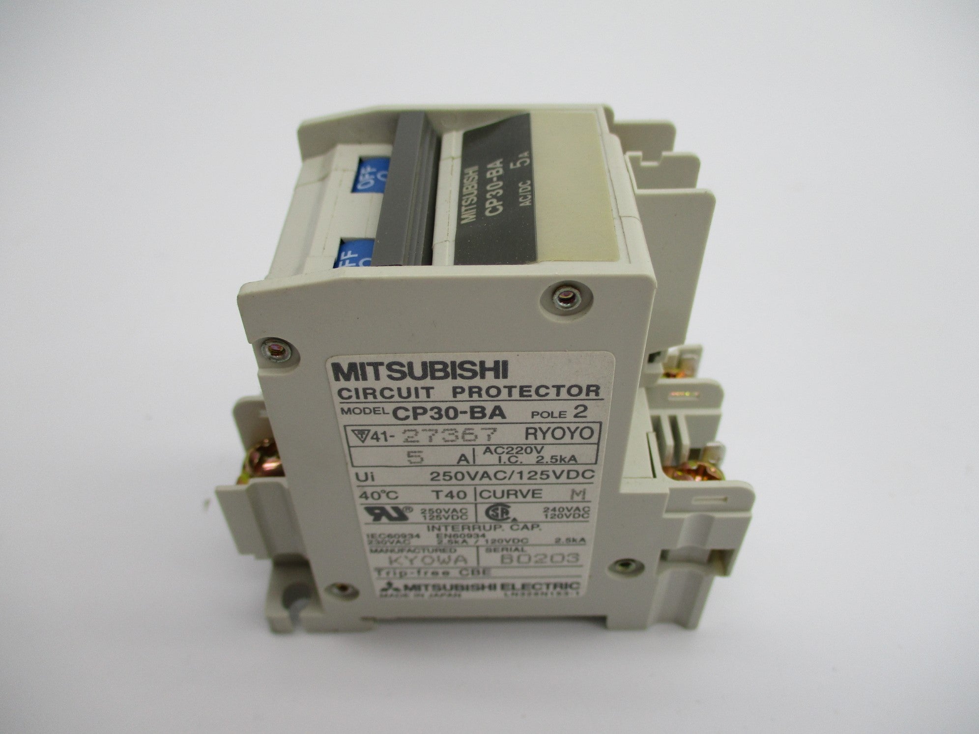 MITSUBISHI CP30-BA-2P-5A 250VAC 125VDC 5A NSMP