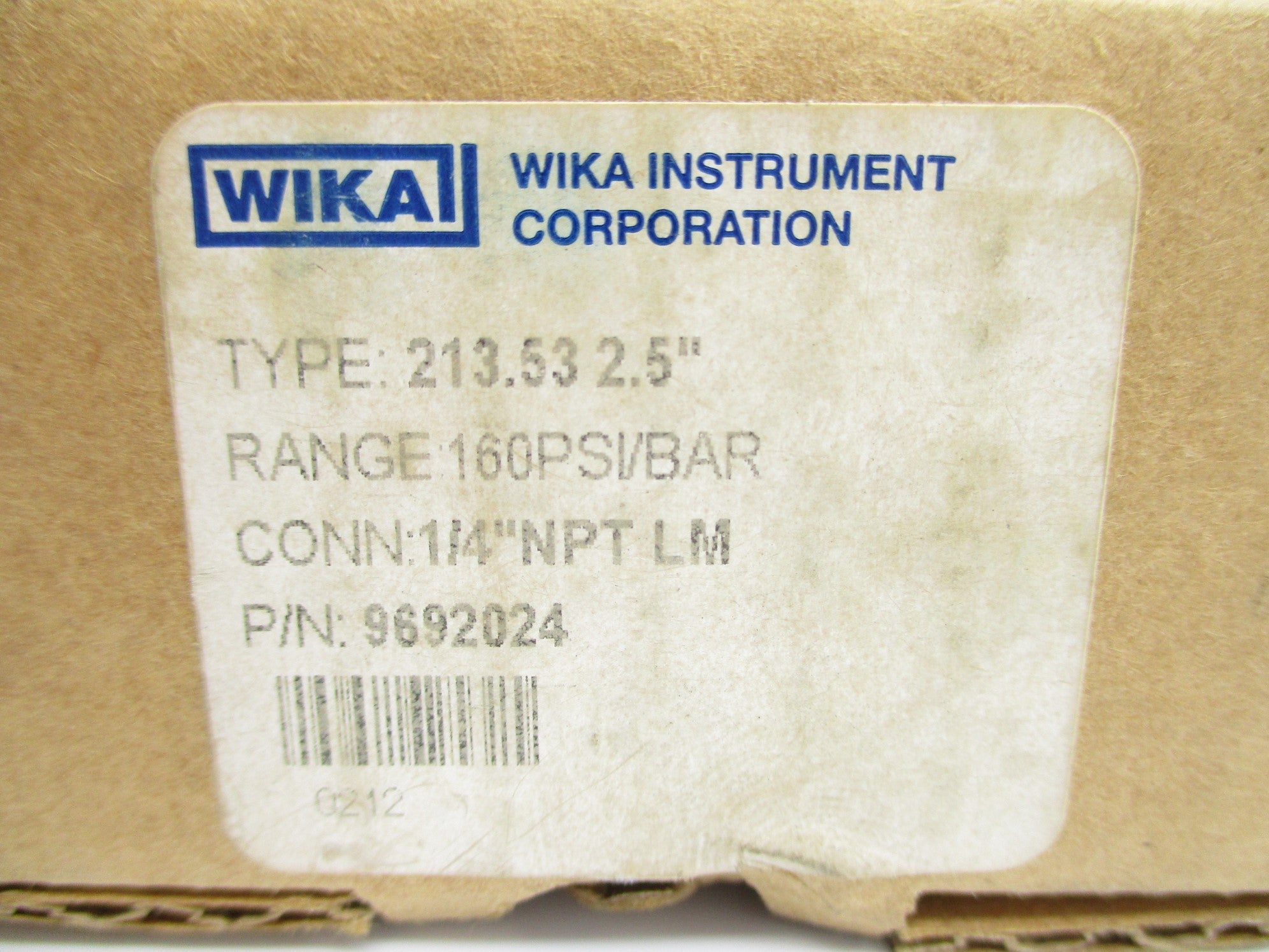 WIKA 9692024 160PSI NSMP