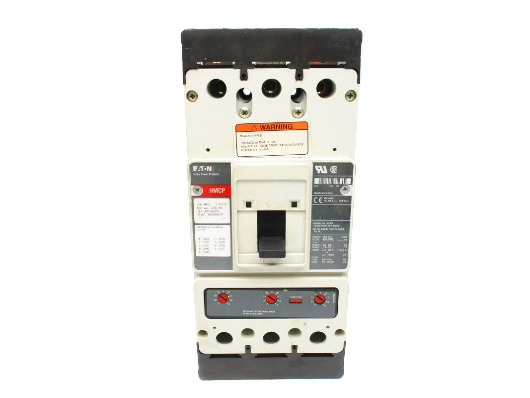 EATON HMCP400X5C 1492D95G31 600VAC 400A NSNP