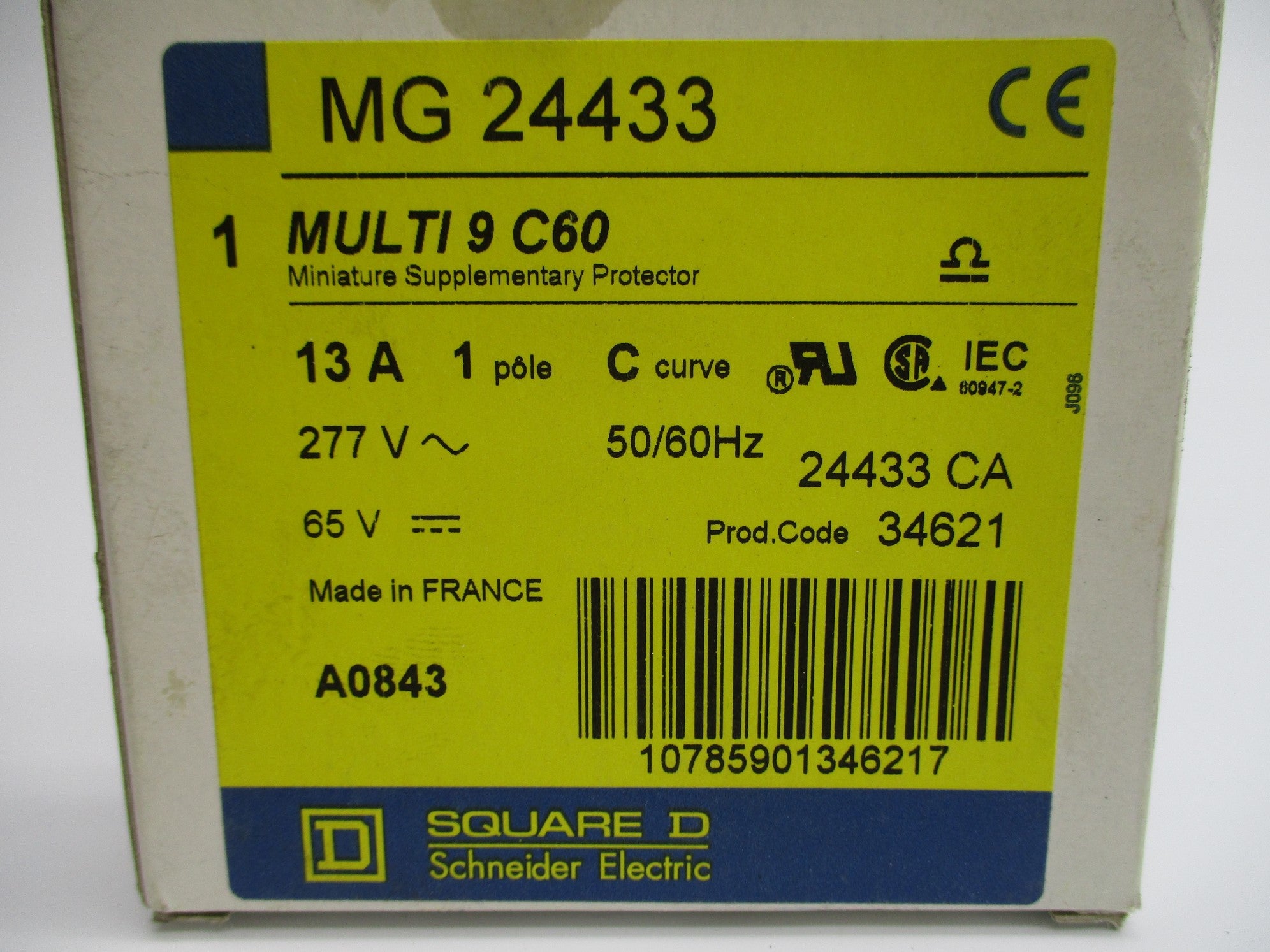 SQUARE D MG24433 13A 277V NSMP