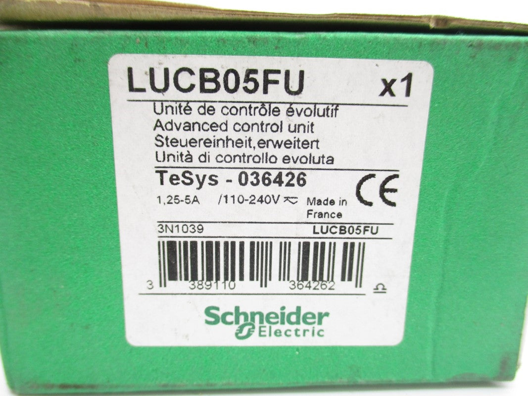 SCHNEIDER ELECTRIC LUCB05FU 110-240V 1.25-5A NSMP