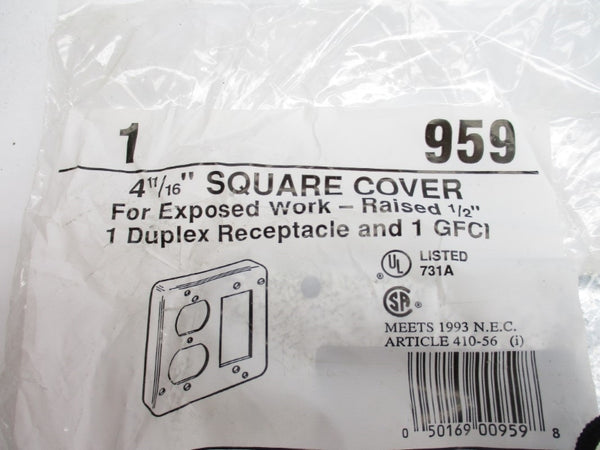HUBBELL 959 4-11/16" NSMP