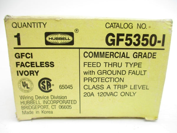 HUBBELL GF5350-I 120VAC 20A NSMP