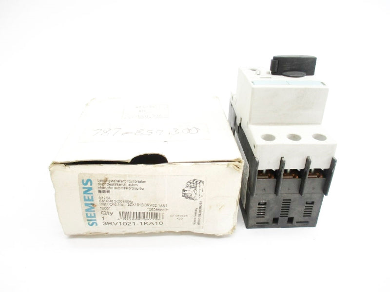 SIEMENS 3RV1021-1KA10 690V 9-12.5A NSMP