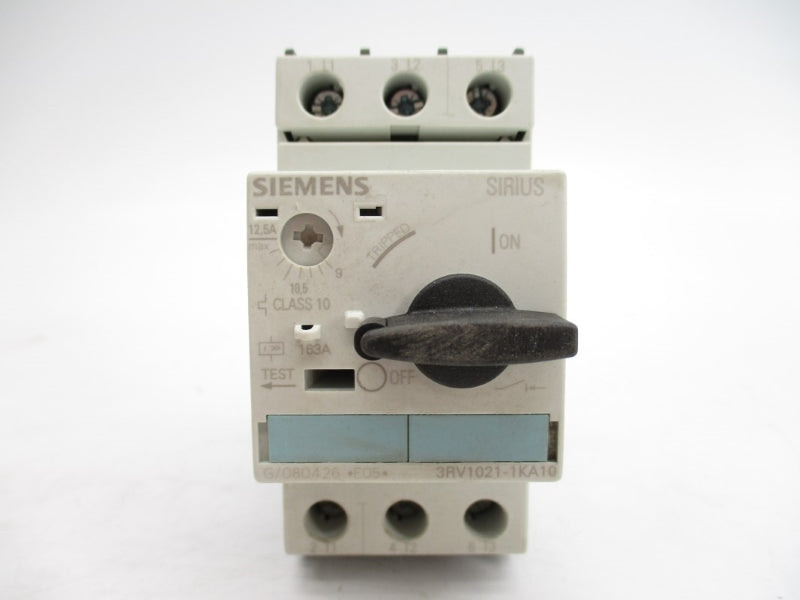 SIEMENS 3RV1021-1KA10 690V 9-12.5A NSMP