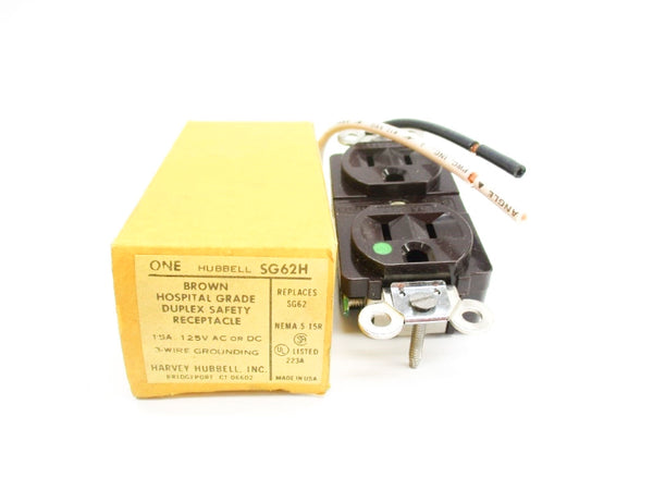 HUBBELL SG62H 125VAC/DC 15A NSMP