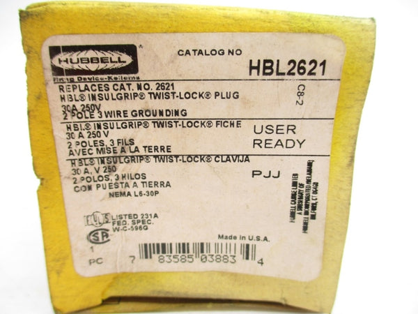 HUBBELL HBL2621 250V 30A NSMP