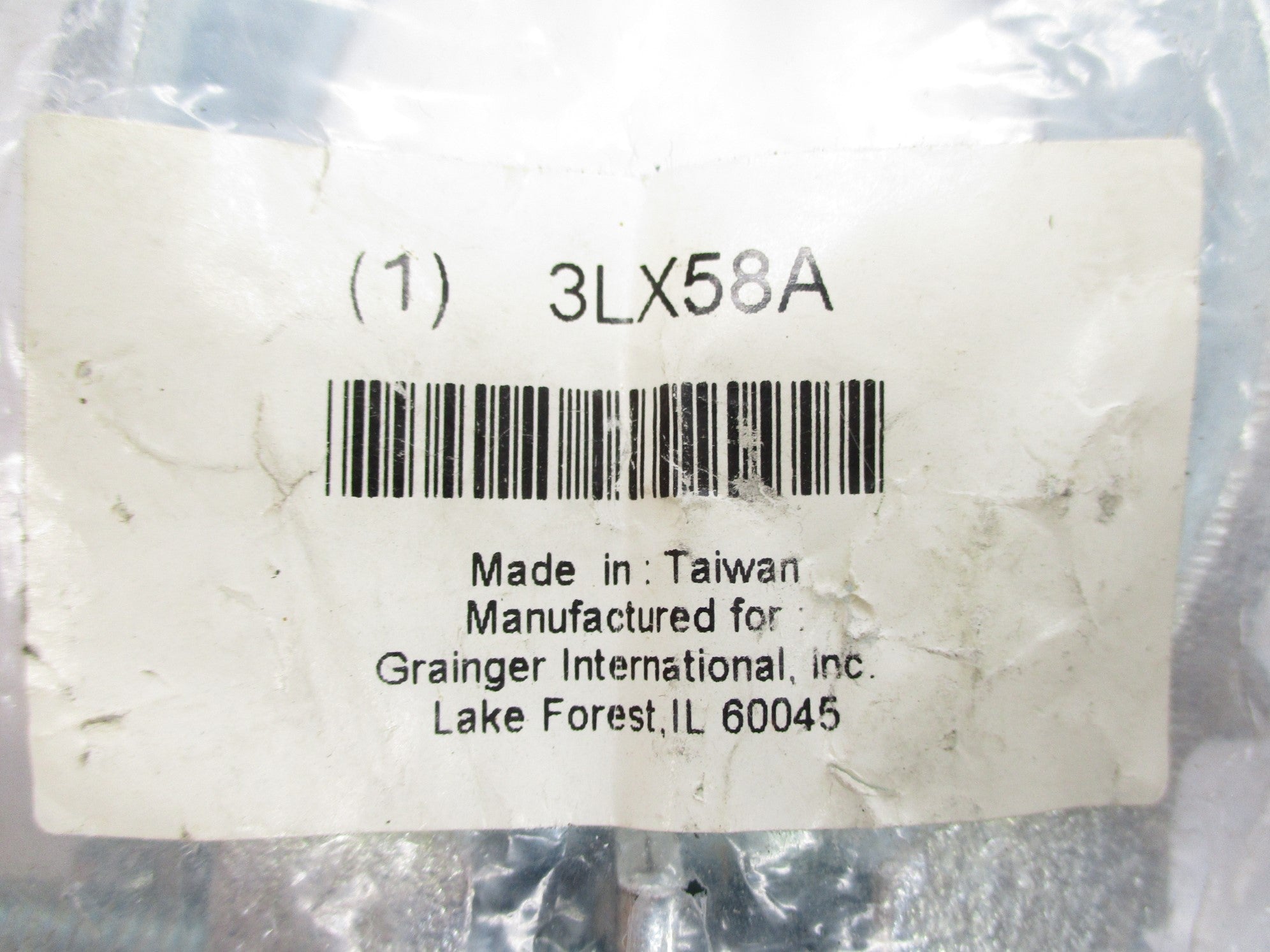 GRAINGER 3LX58A NSMP