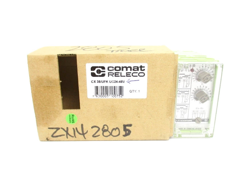 COMAT RELECO CX38/UFKUC24-48V 250V 6A 0.1S-15H NSMP