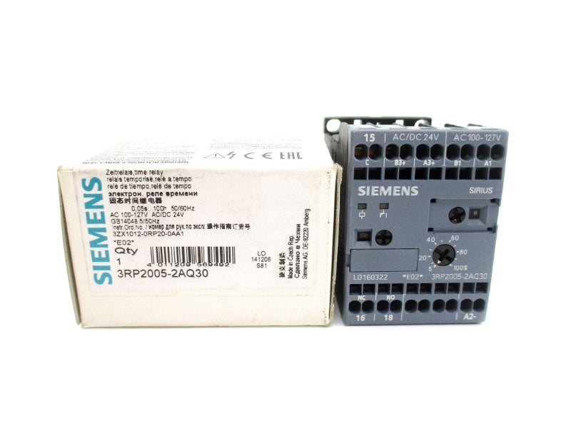 SIEMENS 3RP2005-2AQ30 24VAC/DC 4A 0.05S-100H NSMP