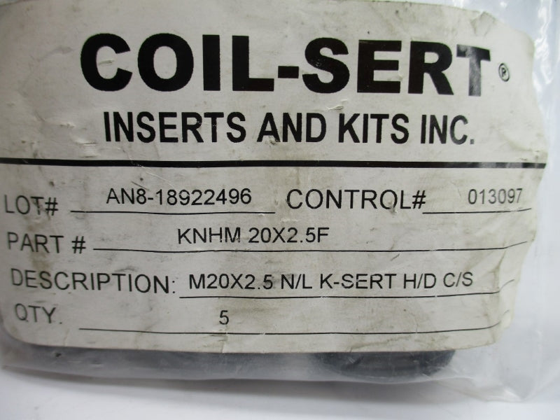 COIL-SERT KNHM20X2.5F (PKG OF 5) NSMP