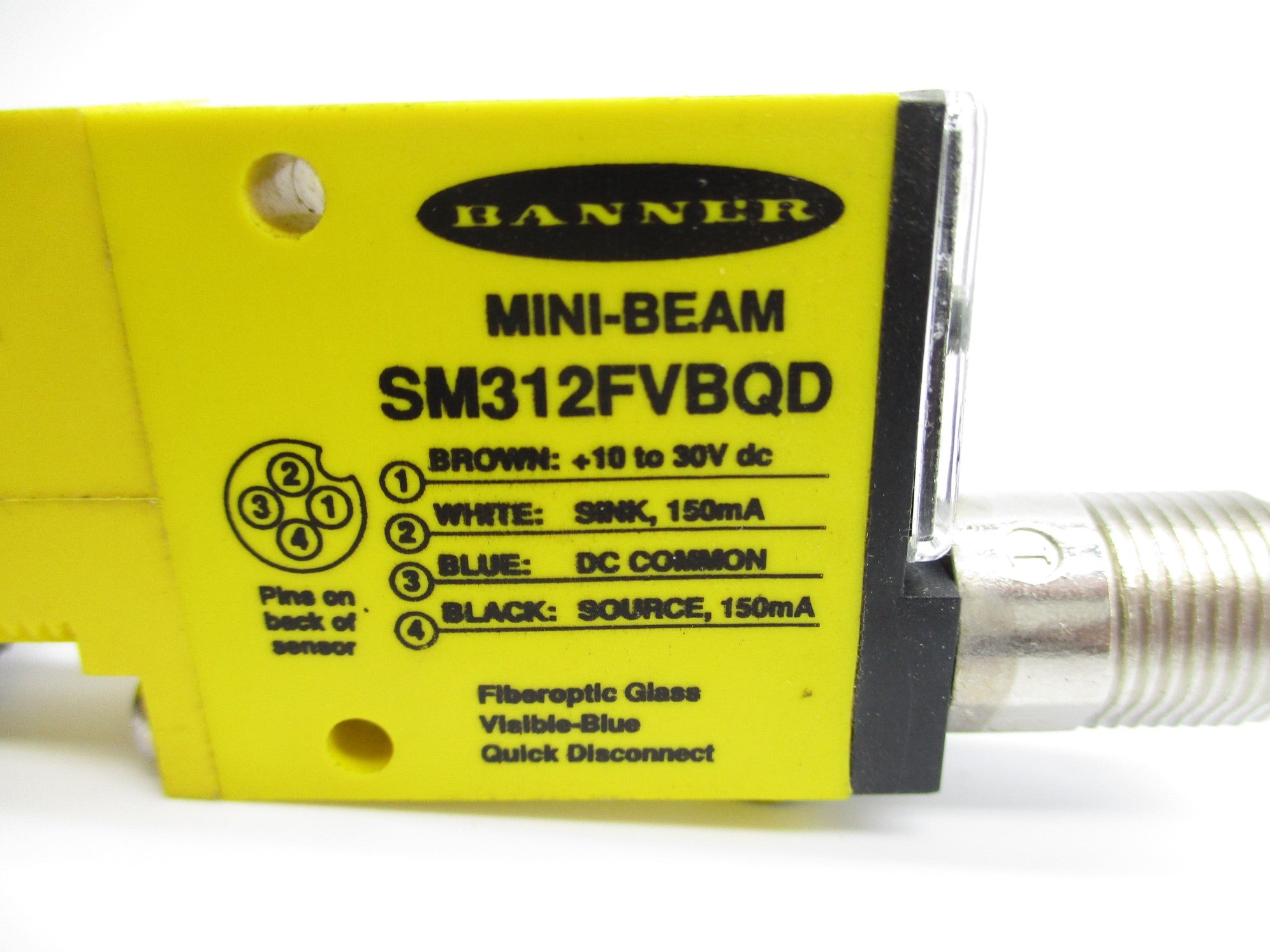 BANNER ENGINEERING SM312FVBQD 10-30VDC NSNP