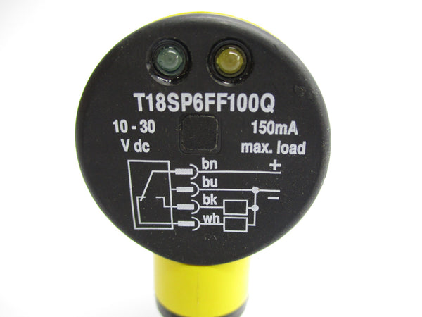 BANNER ENGINEERING T18SP6FF100Q 10-30VDC NSNP