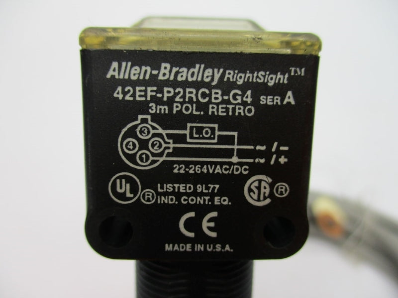 ALLEN BRADLEY 42EF-P2RCB-G4 SER. A 22-264VAC/DC UNMP