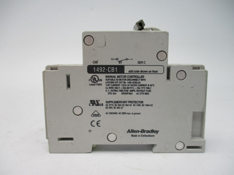 ALLEN BRADLEY 1492-CB1G030 SER. C 420VAC 3A UNMP