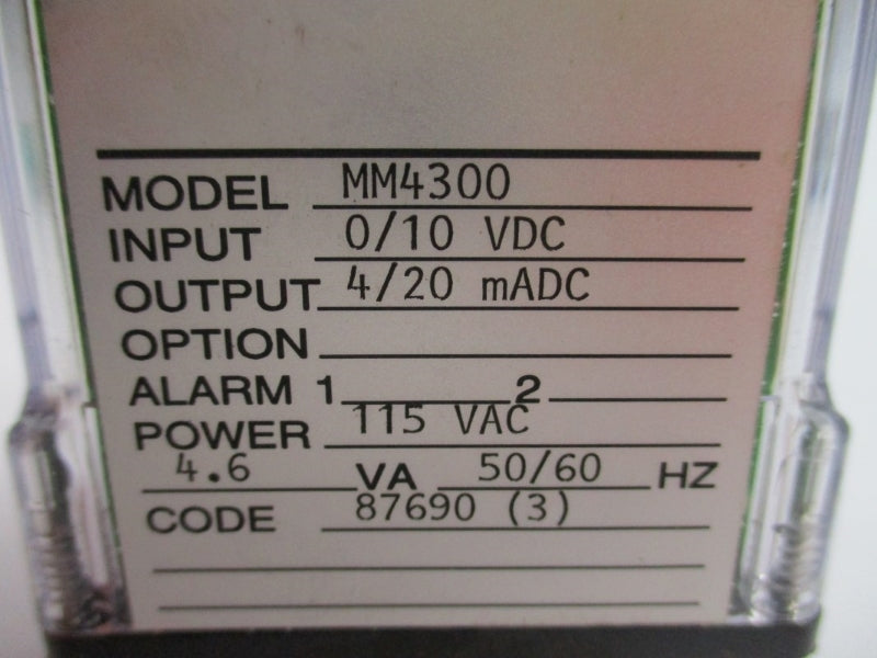 WILKERSON MM4300 115VAC NSNP