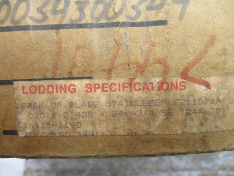 KADANT LODDING BLADE WEB SYSTEMS FLE211576A NSFS