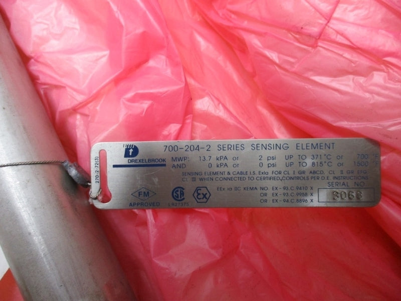 DREXELBROOK 700-204-2 2PSI 1500'F NSMP