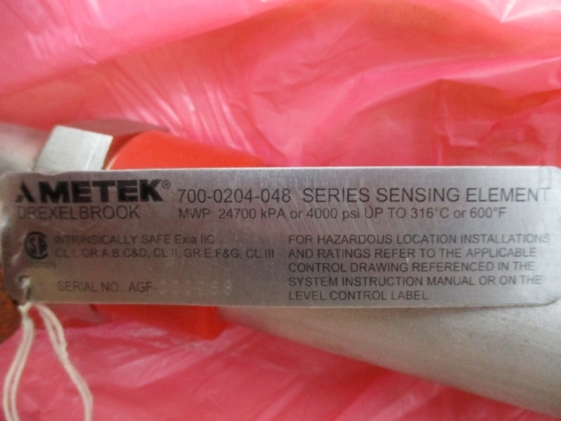 AMETEK DREXELBROOK 700-0204-048 4000PSI 600'F (PKG OF 2) NSMP
