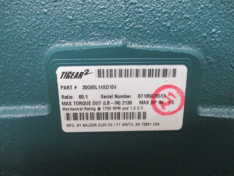 DODGE TIGEAR 2 30Q60L14SD104 NSMP