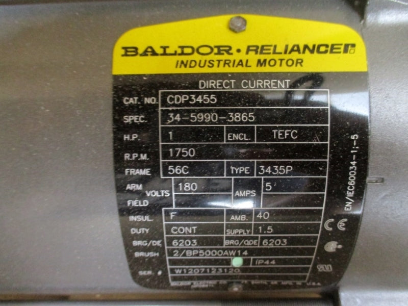 BALDOR CDP3455 34-5990-3865 180V 5A NSMP