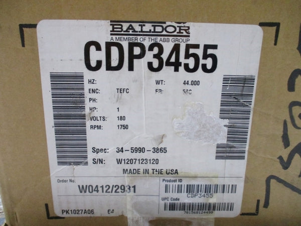 BALDOR CDP3455 34-5990-3865 180V 5A NSMP