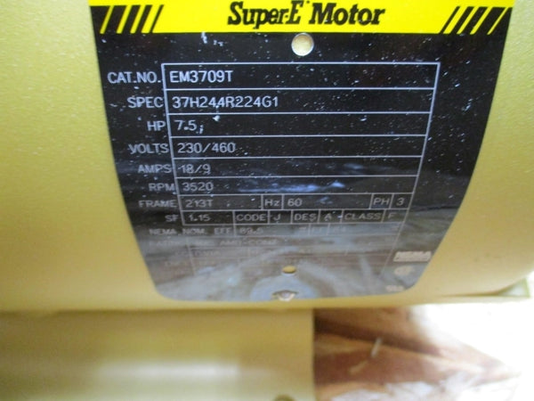 BALDOR EM3709T 208-230/460V 19.4-18/9A NSMP