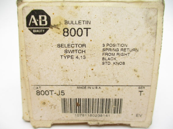 ALLEN BRADLEY 800T-J5 SER. T (WH) NSMP