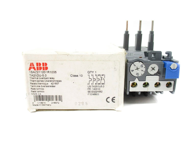 ABB TA25DU-5.0 1SAZ211201R1035 690V 3.5-5.0A NSMP