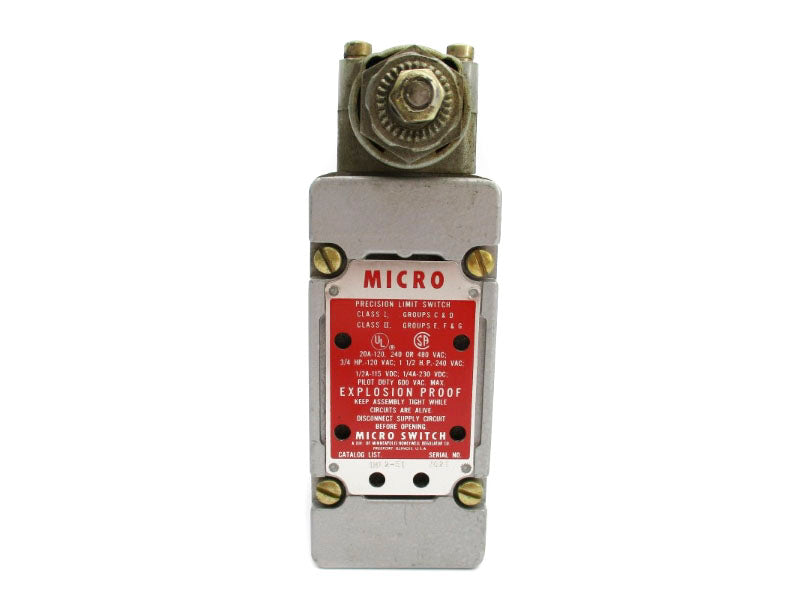 MICRO SWITCH 1ML2-E1 600VAC 20A NSNP