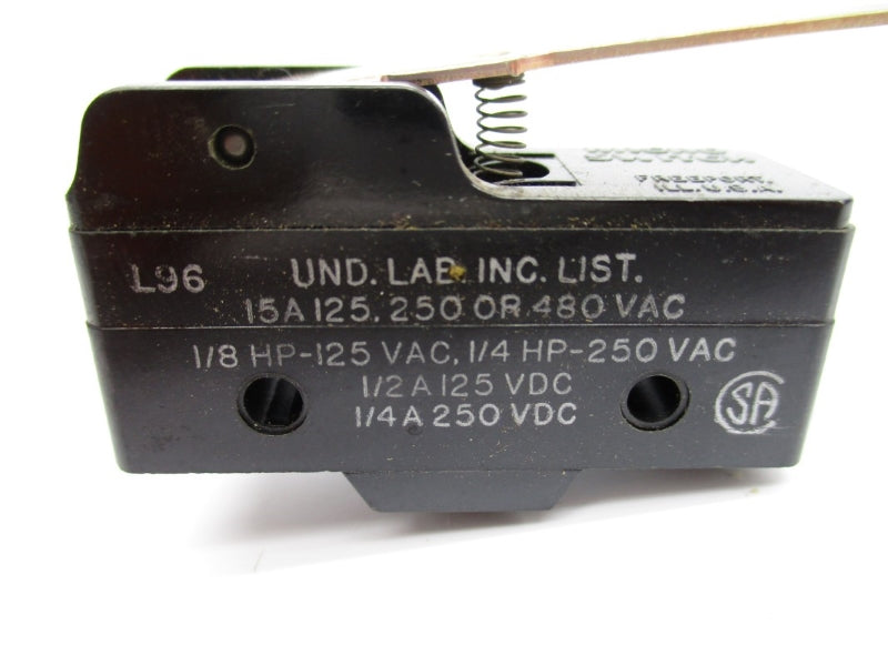 MICRO SWITCH BZ-2RW863-A2 480VAC 15A NSNP