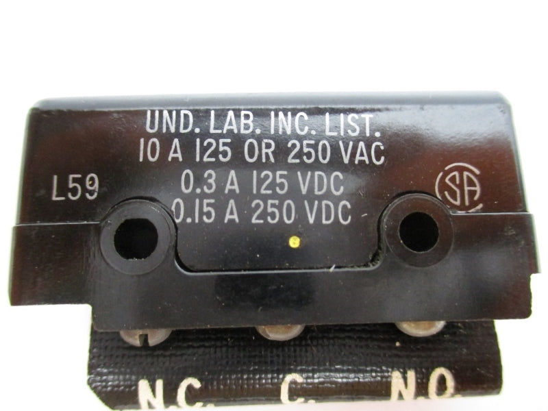 MICRO SWITCH DT-2R-A7 MS25008-1 250VAC 10A NSNP