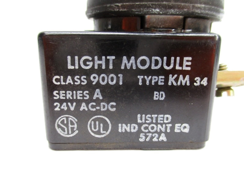 SQUARE D 9001KM34 SER. A 24VAC/DC UNMP