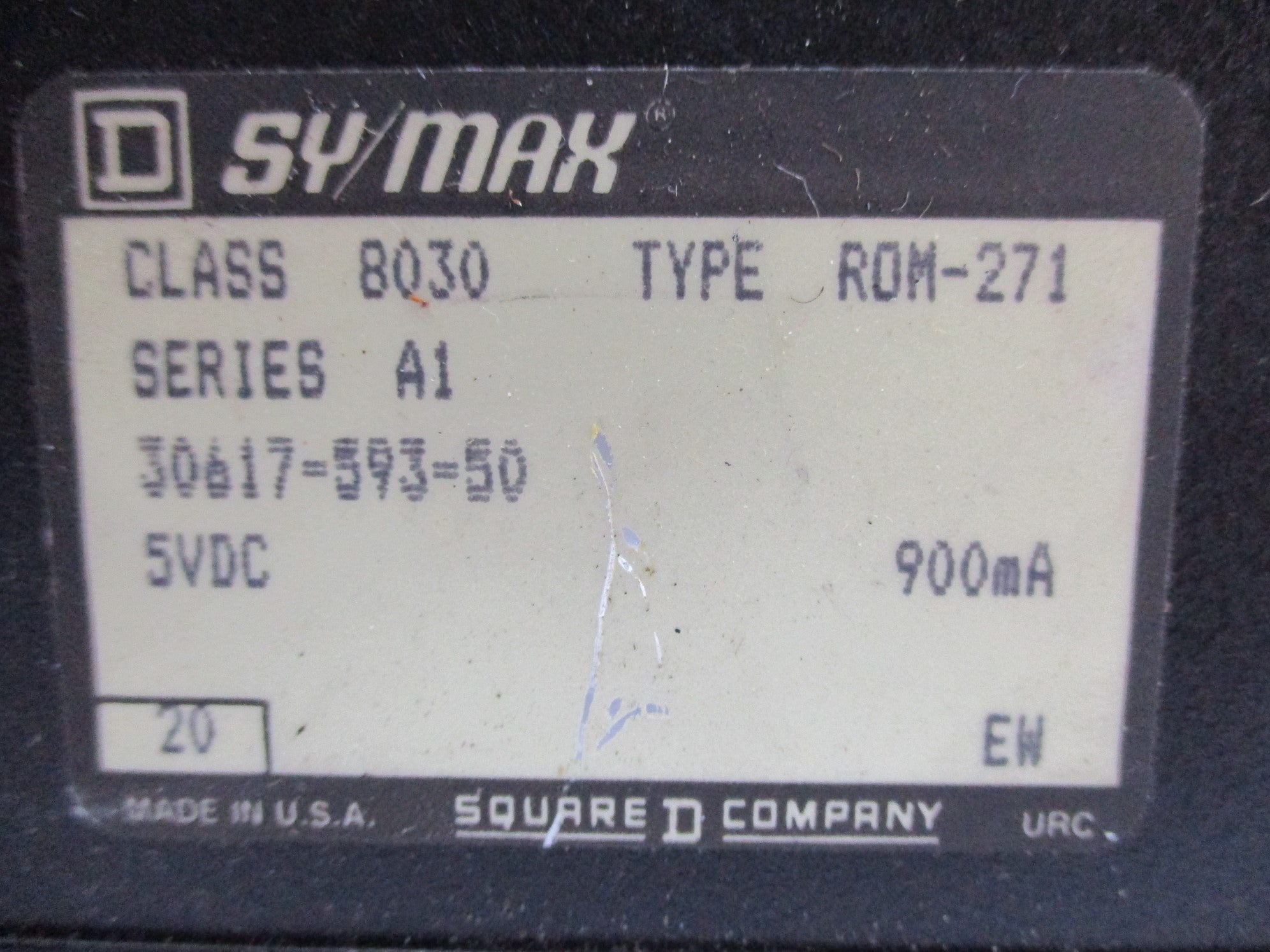 SQUARE D 8030ROM271 SER. A1 NSNP