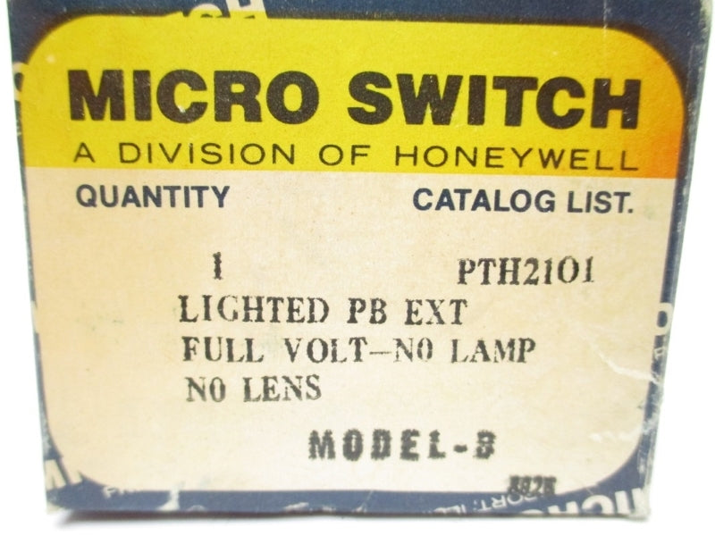 MICRO SWITCH PTH2101 NSMP