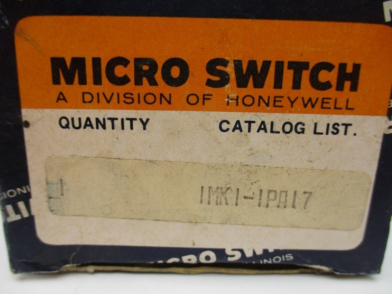 MICRO SWITCH 1MK1-1PA17 NSMP