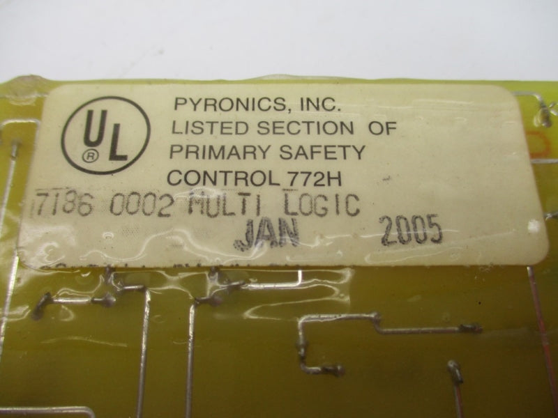 PYRONICS 7186-0002 UNMP