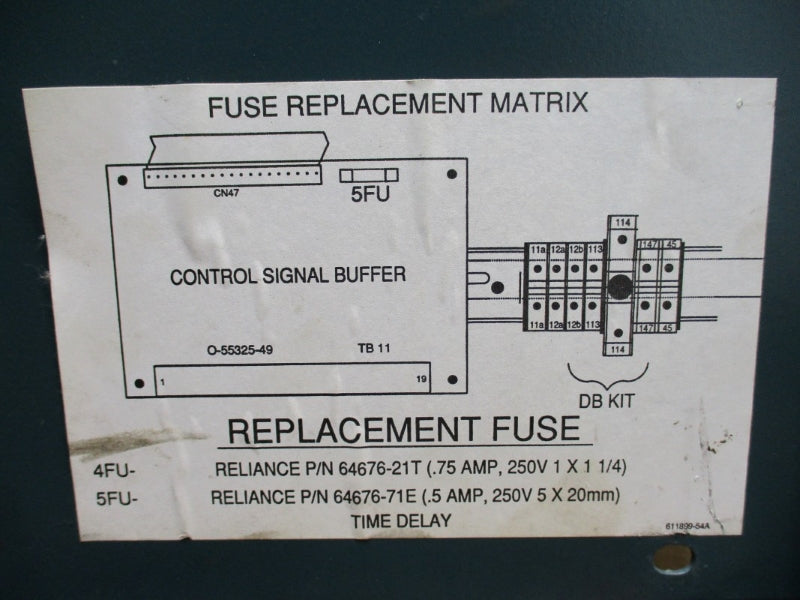RELIANCE ELECTRIC GP2000 R2GU41015 REMAN