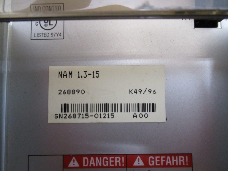 INDRAMAT NAM1.3-15 UNMP