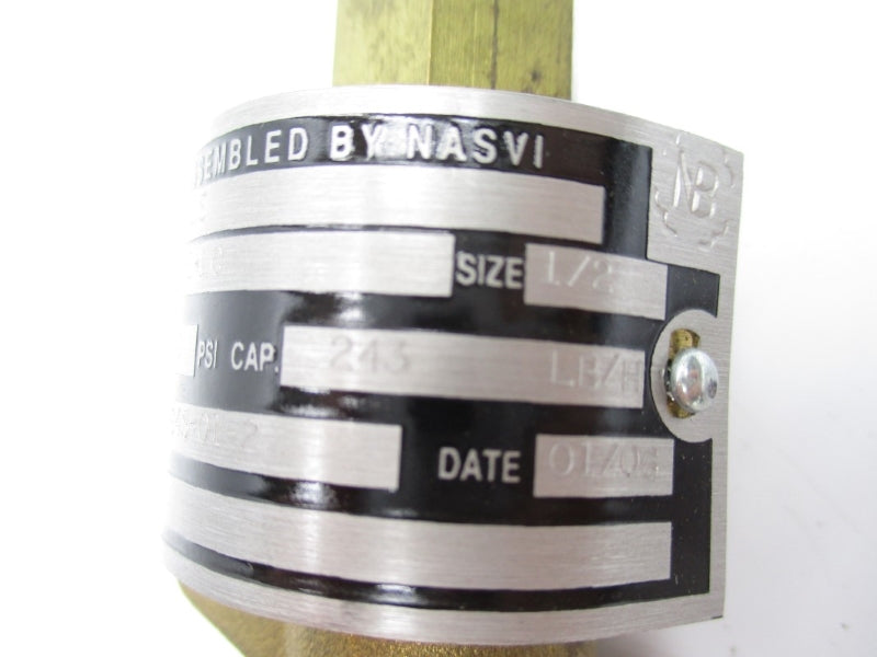 NASVI 1-001-LC 45PSI 1/2" NSNP