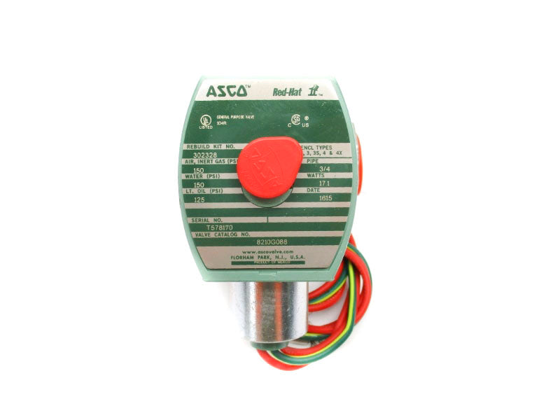 ASCO 8210G088 302328 110/120V 125-150PSI 3/4" NSNP