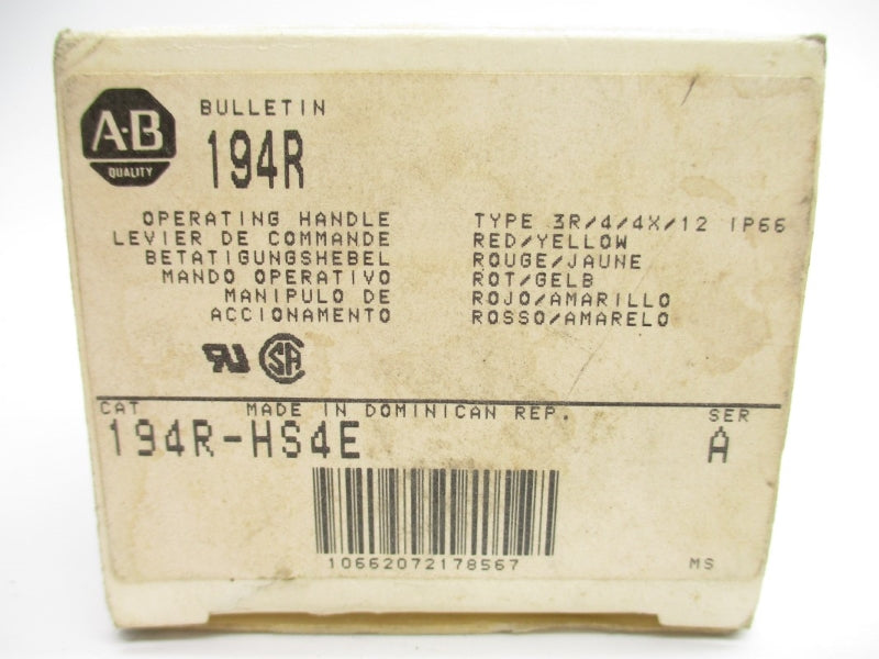 ALLEN BRADLEY 194R-HS4E SER. A (GY/BL) NSMP