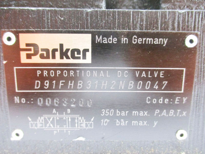 PARKER D1FVE50BCVLB35 D91FHB31H2NB0047 UNMP